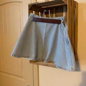 American Apparel Denim circle skirt